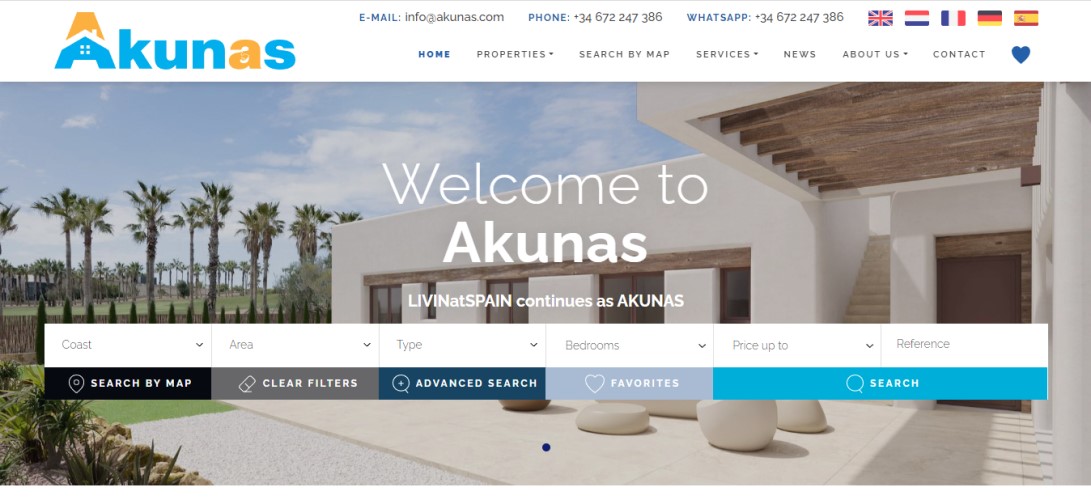 Akunas Webpage 500